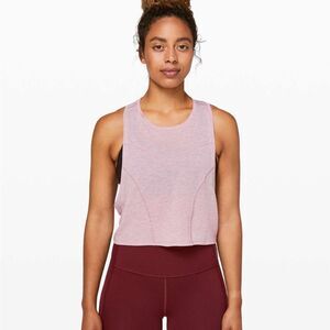NWOT Lululemon X Barrys Stronger as One Muscle Tank in Heathered Vintage Mauve